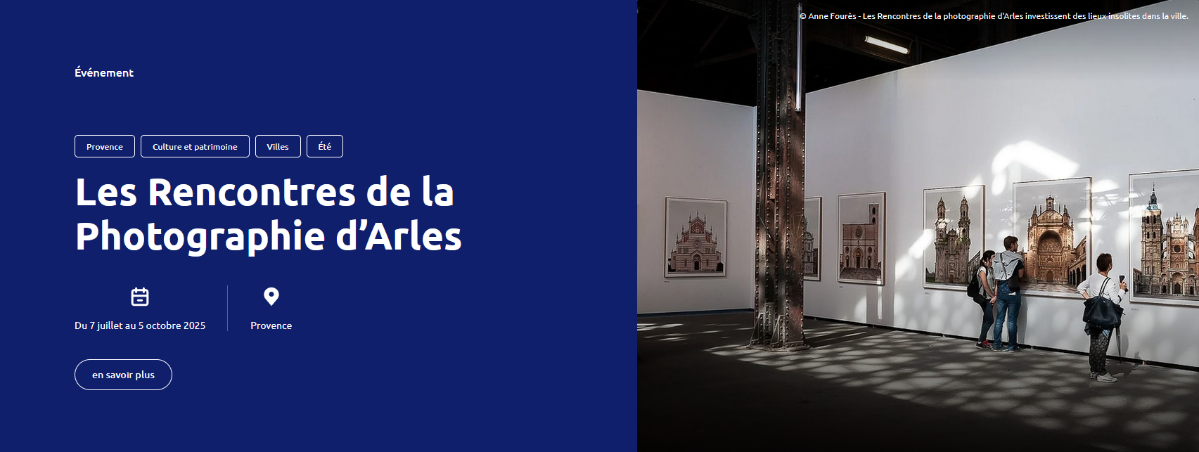 Les Rencontres de la Photographie d’Arles 2025